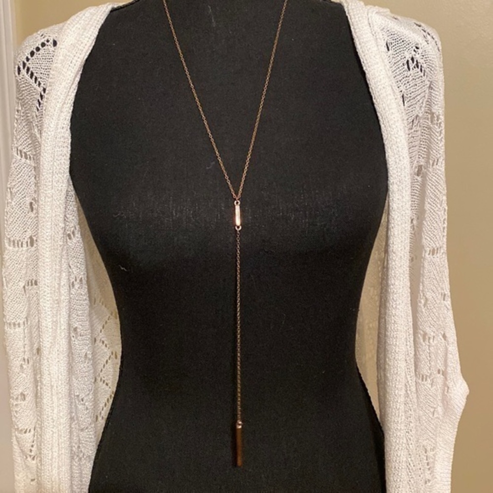 Bronze and Elegant Statement Necklace
